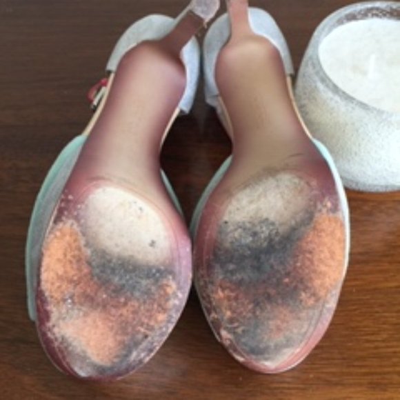 Boutique 9 Color Block Platform Ankle Strap Heels - Picture 5 of 5